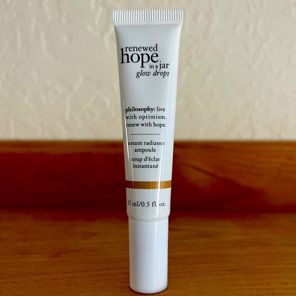 Philosophy Renewed Hope in a Jar Glow Drops. 0.5oz.
